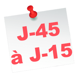 Calendrier des élections CSE - J-45-J15