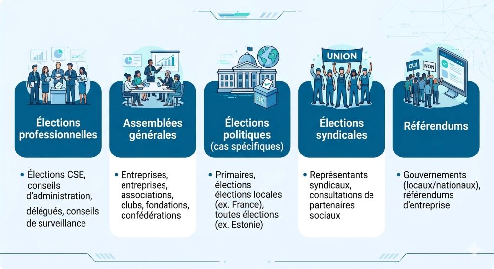 cas utilisation vote électronique