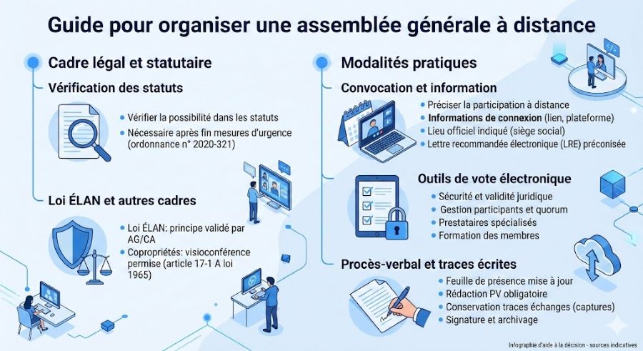 Guide pour organiser une AG à distance
